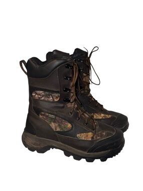 Red Wing Irish Setter Hunt Waterproof Camo Boots Men’s Brown Lace Up Size 12